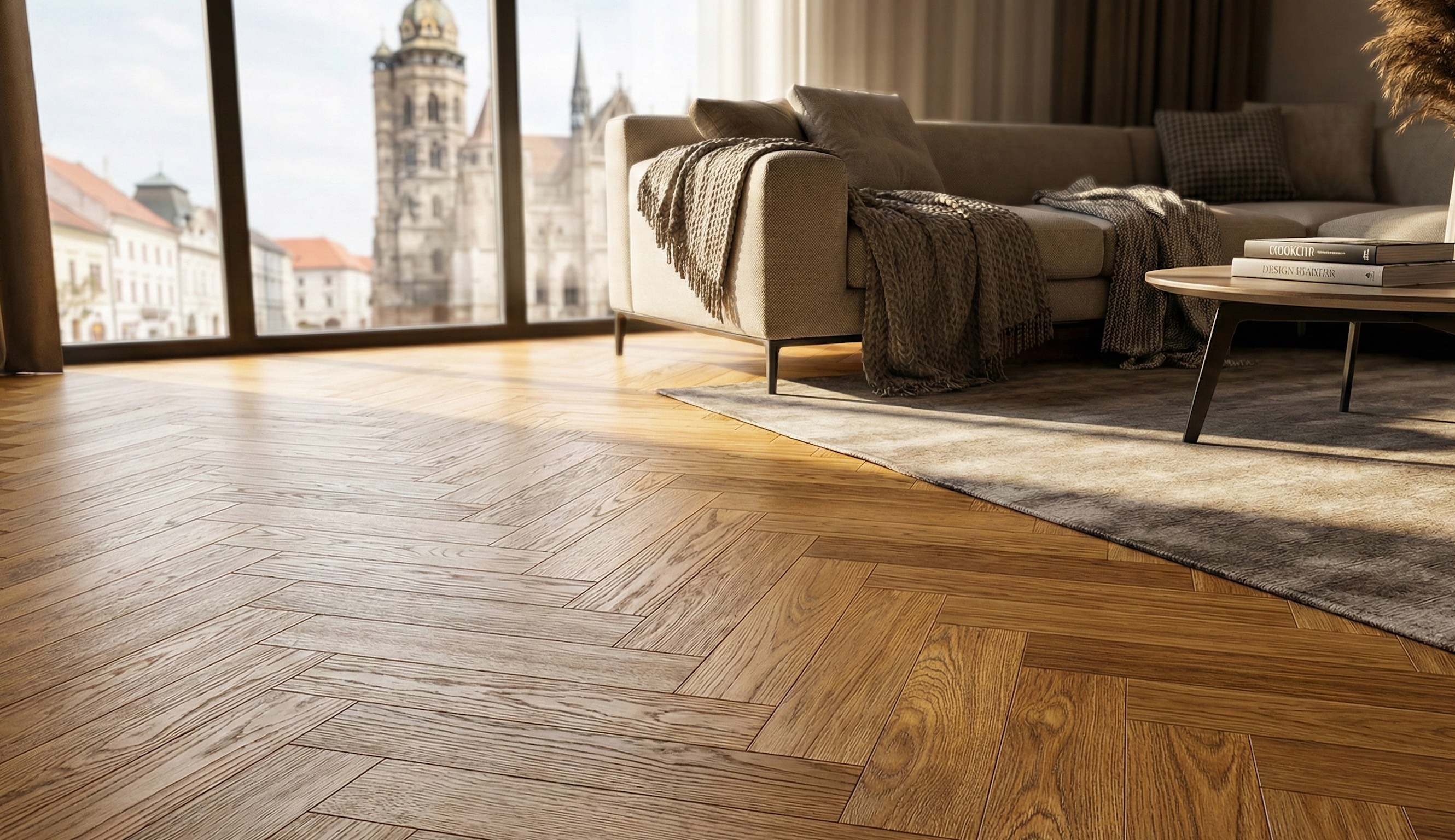 Trendové podlahy v Košiciach: Prečo sa dubové parkety a rybinový vzor vracajú na scénu